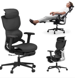 Ergonomic Office Chair w Footrest