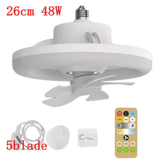 Ceiling Fan w LED Light & Remote Control