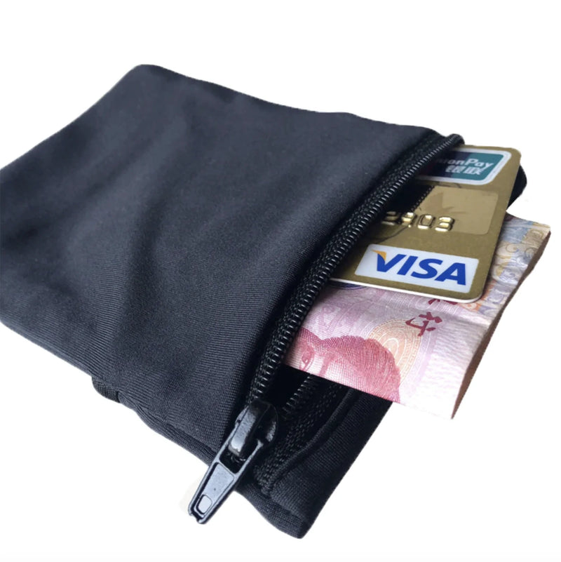 Travel Wrist Wallet Pouch w Pocket