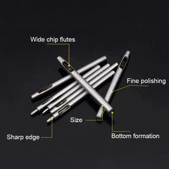 10-Tool DIY Leather Craft Punch Set