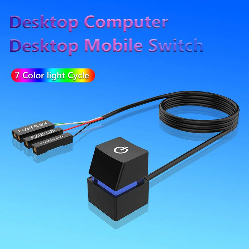 Desktop Computer System Power-Up Switch