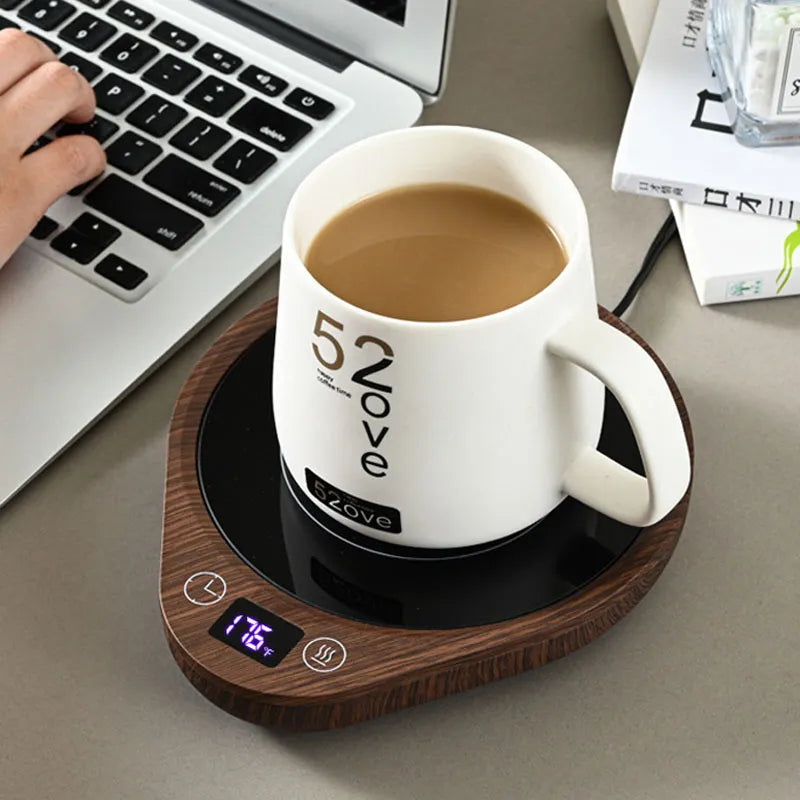 Cup-Heating Coffee Coaster