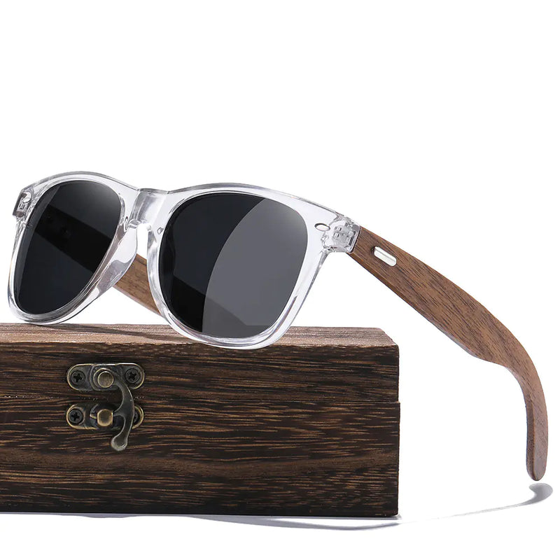 Retro Polarized Bamboo Wood Sunglasses