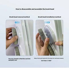 Electric Wall-Mounted Shower Body Brush