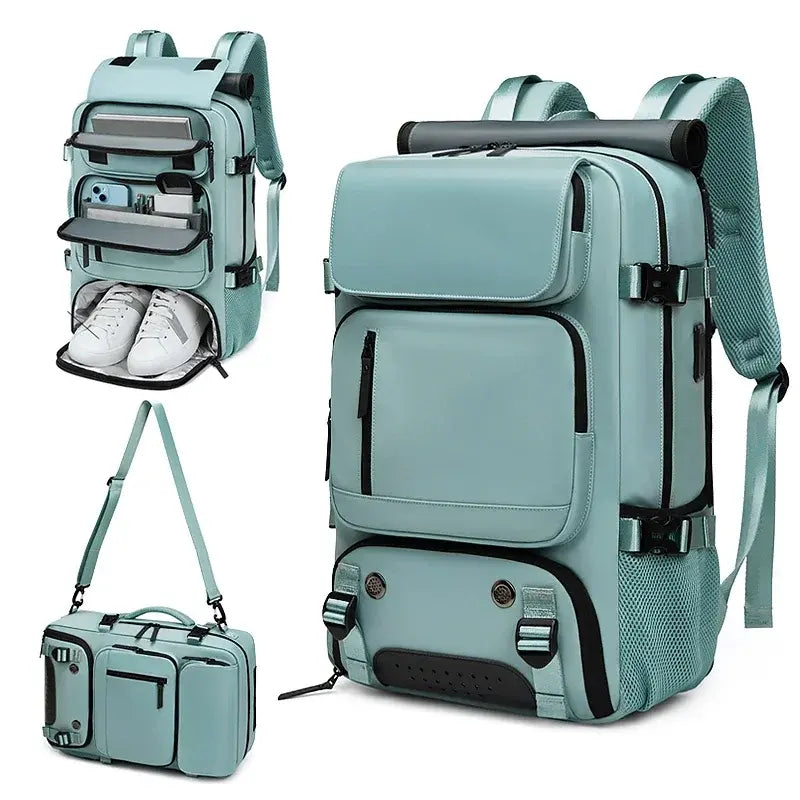 Business Laptop Backpack w Shoe Bag