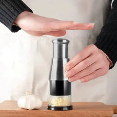 Hand-Press Garlic Chopper