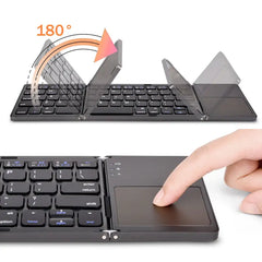 Triple Folding Bluetooth Keyboard