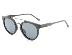 Vintage Wood Grain Polarized Unisex Sunglasses