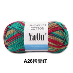 Cotton Hand-Knitted Yarn