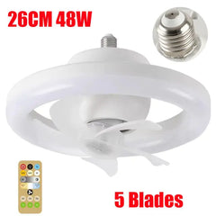 Ceiling Fan w LED Light & Remote Control