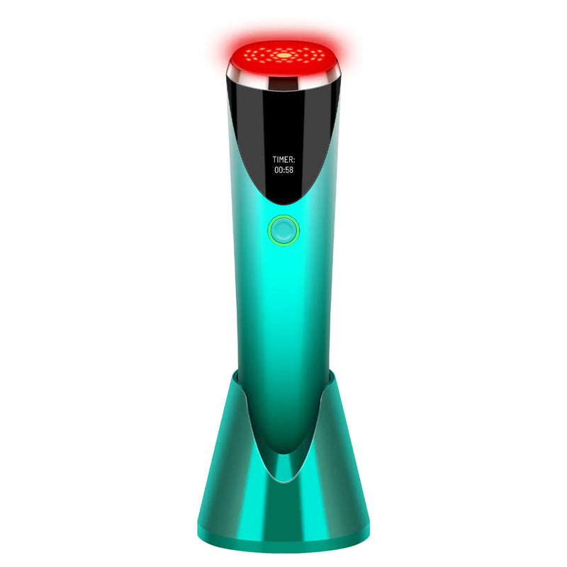 Near-Infrared & Red Light Therapy Facial Wand w Timer