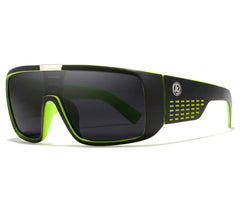 Polarized Shield Sunglasses w Square Frame Design