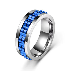 Titanium Fidget Spinner Ring