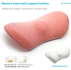 Ergonomic Memory-Foam Back Support Pillow