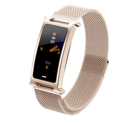 Waterproof Smart Fitness Tracker w Heart Rate Monitor