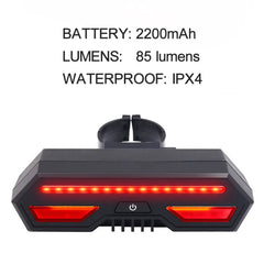 Smart AutoBrake-Sensing Bicycle Wireless Turn Light