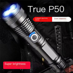 P50 USB Rechargeable Tactical Flashlight