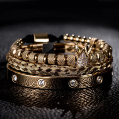 Roman Royal Men's Stainless Steel Bracelets