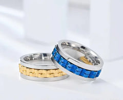 Titanium Fidget Spinner Ring