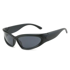 Wrap-Around UV400 Oval Sunglasses