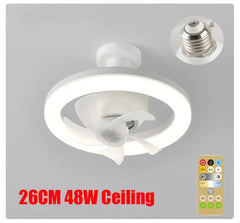 Ceiling Fan w LED Light & Remote Control