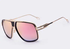 Metallic Retro Sunglasses