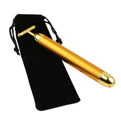 24K Gold T Beauty Bar & Facial Roller Massager