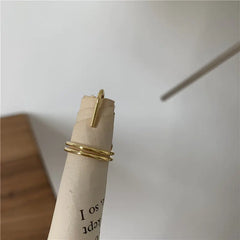 Trendy Cold Nail Ring