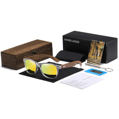 Retro Polarized Bamboo Wood Sunglasses