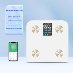 Smart VA Color Screen Heart Rate & Body Data Electronic Scale