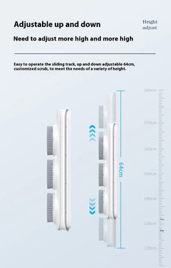 Electric Wall-Mounted Shower Body Brush