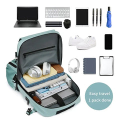 Business Laptop Backpack w Shoe Bag