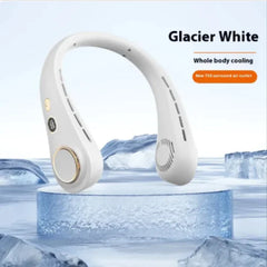 Portable Neck Fan w Digital Display
