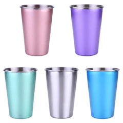 Nordic Style Colorful Stainless Steel Drinkware Set
