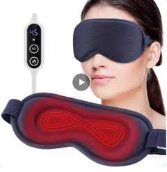 3D Electric Steam Eye Mask w 3-Level Heating & 6-Level Vibration