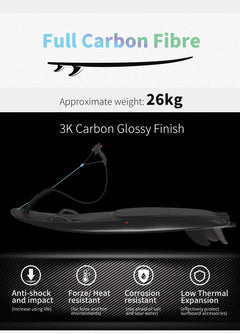 Full Carbon Fiber Jet Surfboard