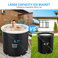 105Gallon Athlete-Level Large Inflatable Ice Bath Tub