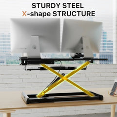 Standing Desk Converter w Keyboard Tray