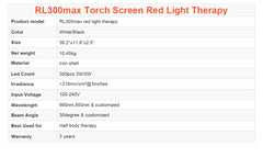 1500W Red & Infrared LED Light Therapy Long Panel