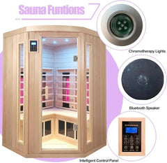 Ceramic 2-Person Infrared Sauna