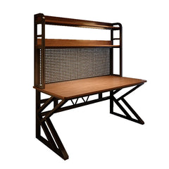 Ergonomic Gaming Desk w Built-in Bookshelf