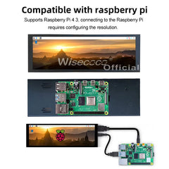 14in LCD Ultrawide Secondary Screen for Raspberry Pi