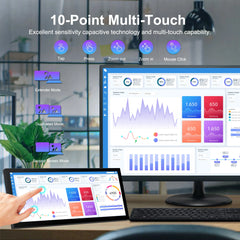 12.3in Touch-Display Second Screen for Raspberry Pi