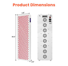 1500W Red & Infrared LED Light Therapy Long Panel