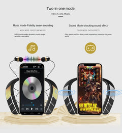 Lightweight Stereo Neckband Bluetooth Headset w Speakers