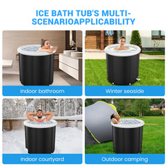 105-Gallon Athlete-Level Large Inflatable Ice Bath Tub