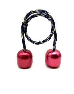 Titanium Fidget Spinner with Two Beads and Rope