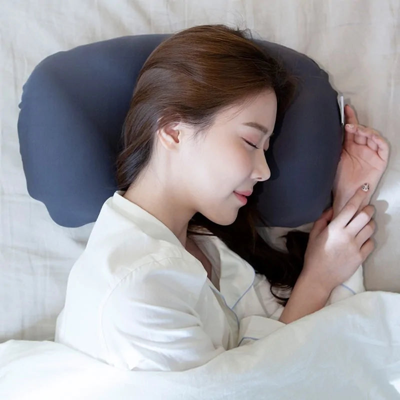 3D Neck Micro-Airball Pillow: Deep Sleep Washable Headrest