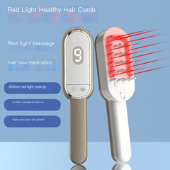Hair Growth Spray & Massage Comb w Red Light Therapy