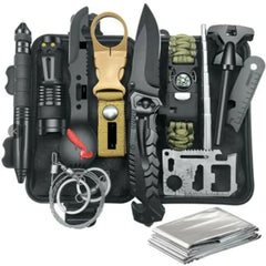 13-in-1 Tactical Outdoor Survival Gear Kit